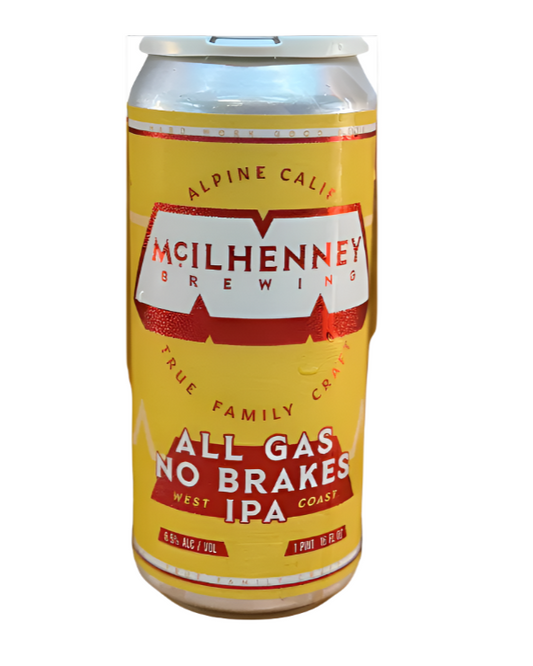 McIlhenny Brewing Co. - All Gas No Brakes West Coast IPA