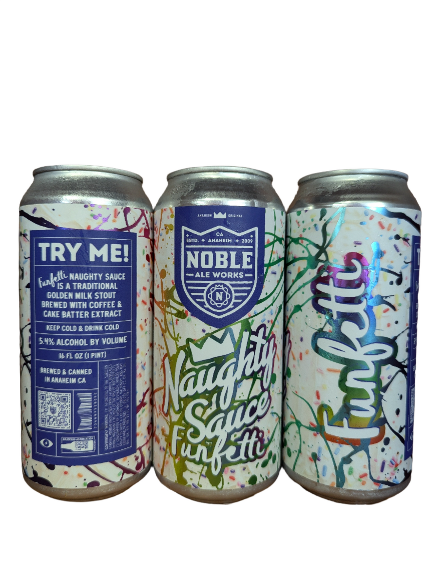 Noble Ale Works - Funfetti Naughty Sauce Golden Coffee Stout: Single Cans