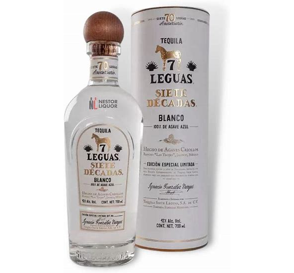 Siete Leguas 'Siete Decadas' Special Limited Edition Blanco Tequila 700Ml