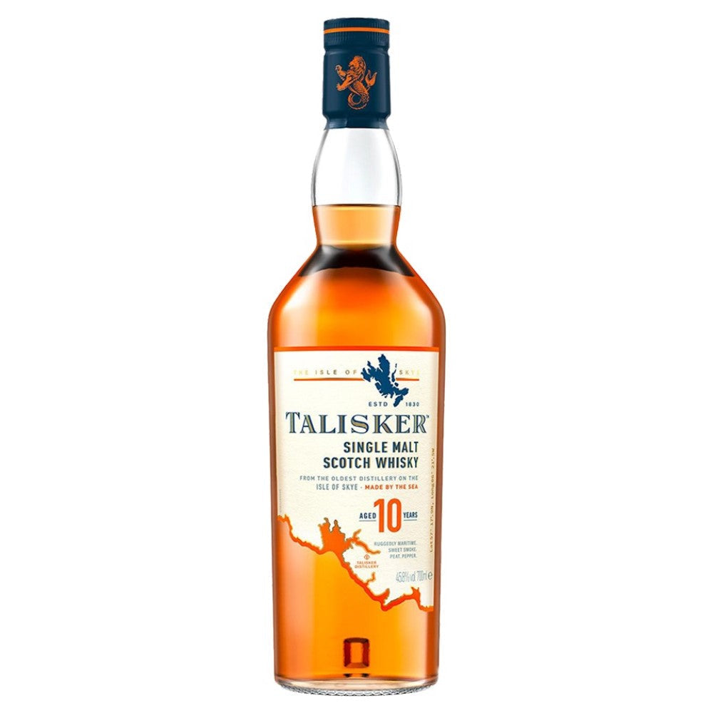 Talisker 10 Year Old Single Malt Scotch Whiskey