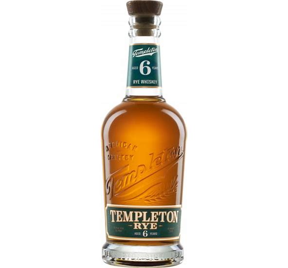 Templeton Rye 6 Year Old Whiskey