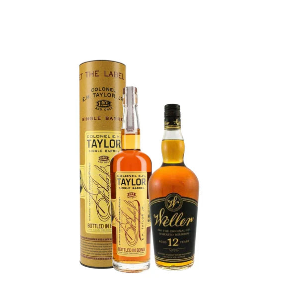 E.H. Taylor Single Barrel and W.L. Weller 12yr 750ml Bourbon Bundle