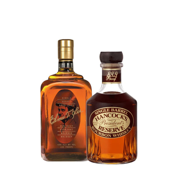 Hancock's President's Reserve Whiskey and Elmer T. Lee 750ml Bourbon Whiskey Bundle