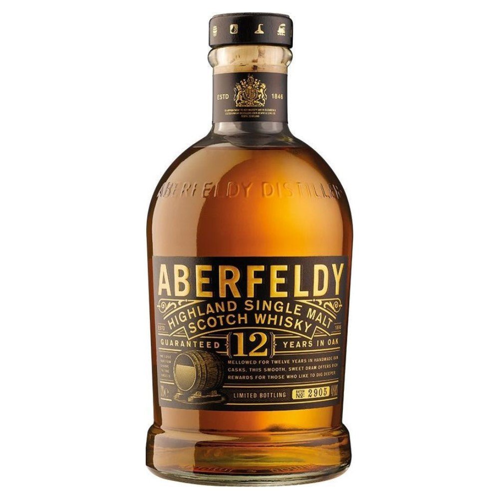 Aberfeldy 12 Year Old Single Malt Scotch Whisky - Bottles2Gift