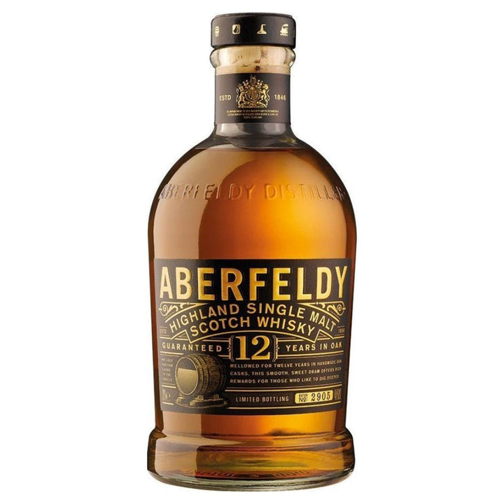 Aberfeldy 12 Year Old Single Malt Scotch Whisky - Bottles2Gift