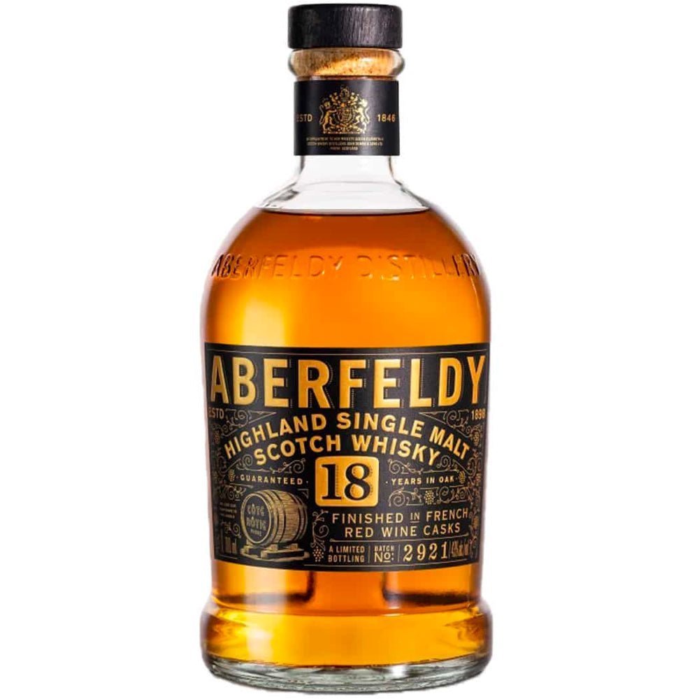 Aberfeldy 18 Year Single Malt Scotch Whisky - Bottles2Gift