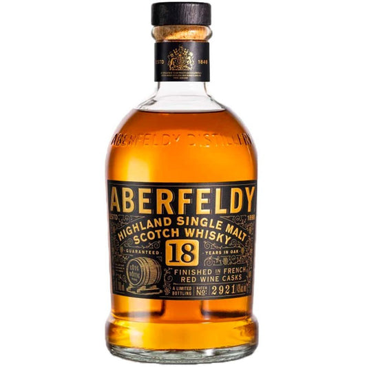 Aberfeldy 18 Year Single Malt Scotch Whisky