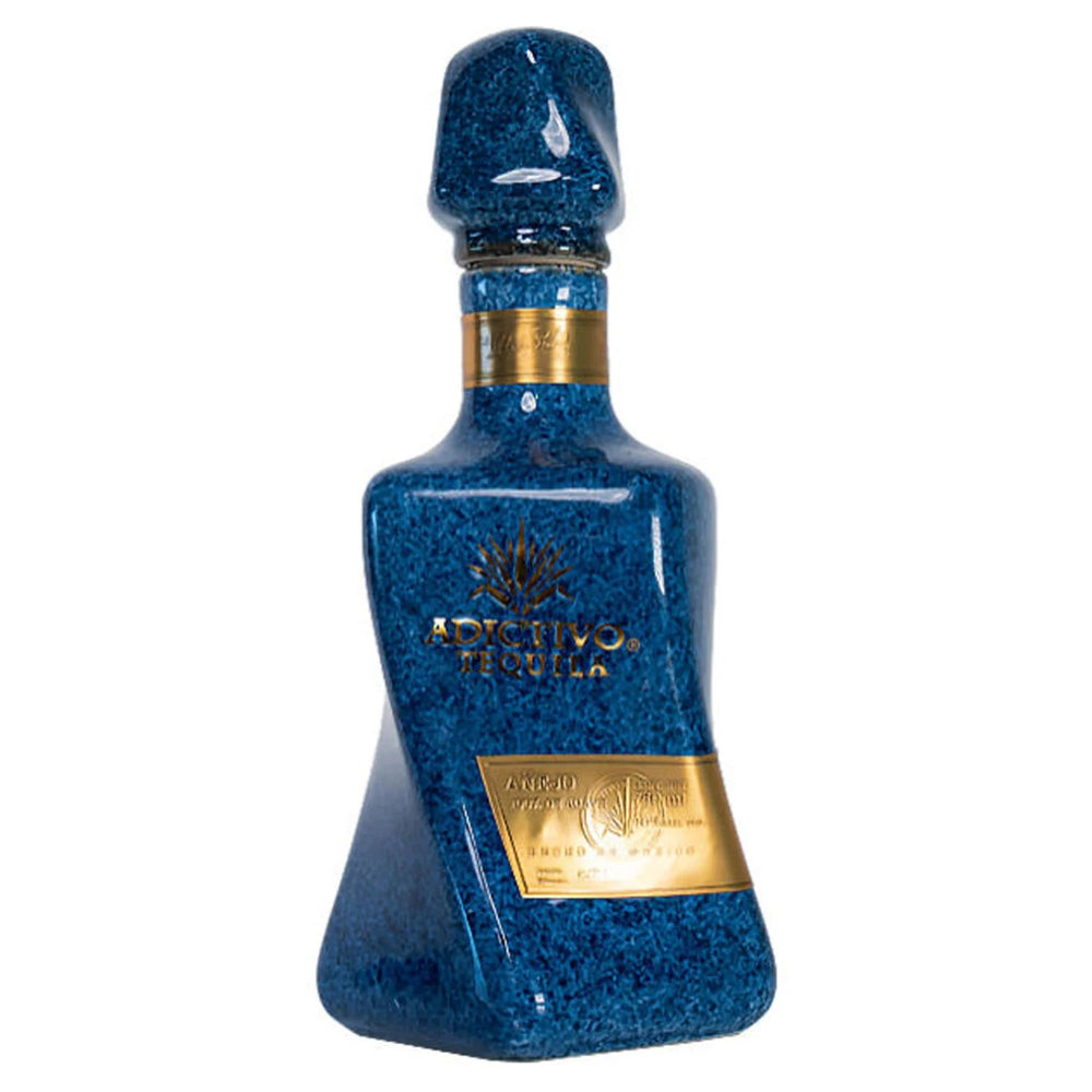 Adictivo Tequila Imperial 2 Year Aged Añejo – Limited Edition Blue Ceramic 750ml - Bottles2Gift