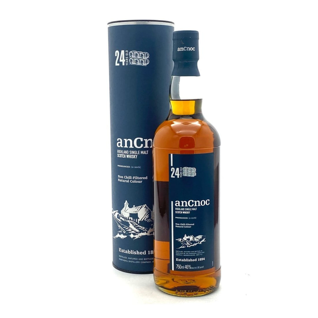 AnCnoc 24 Year Old Highland Single Malt Scotch Whisky 750ml - Bottles2Gift