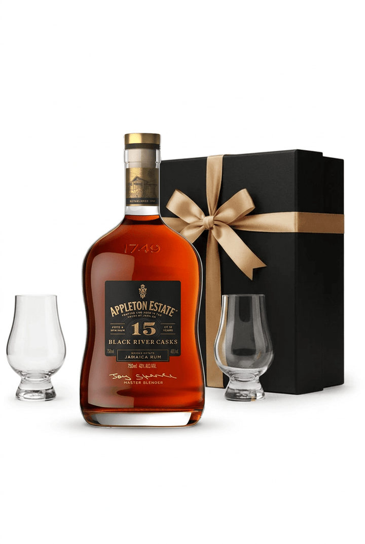 Appleton Estate Luxury Rum Gift Set with Gift Box & 2 Tasting Glasses - Bottles2Gift