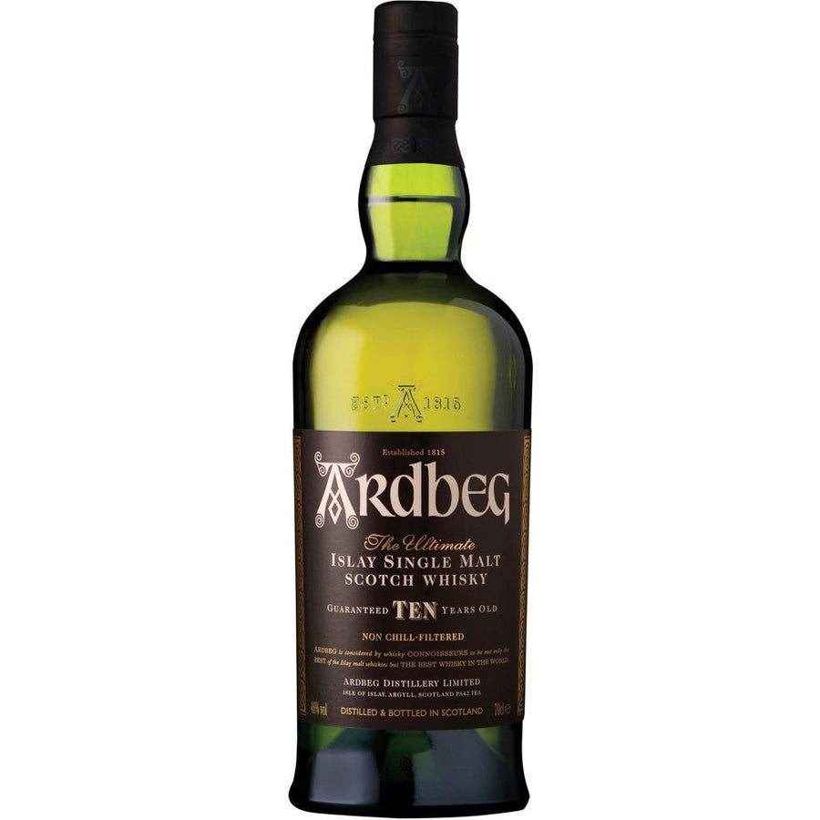Ardbeg 10 Year Old Single Malt Scotch Whisky - Bottles2Gift