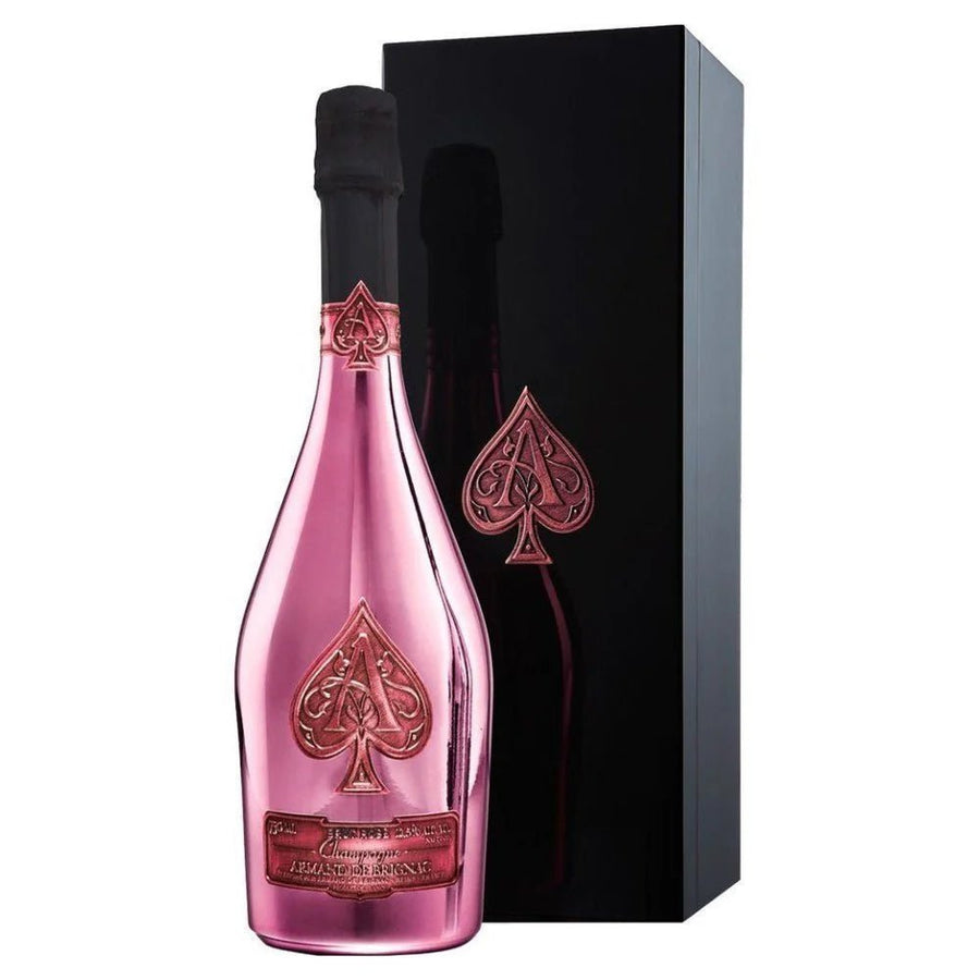 Armand De Brignac Demi - Sec Ace of Spades Rose Champagne France Rose 750ml - Bottles2Gift