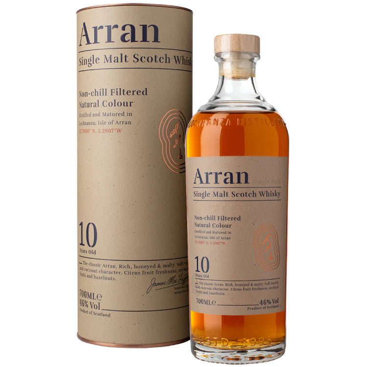 Arran 10 Year Old Single Malt Scotch Whisky - Bottles2Gift