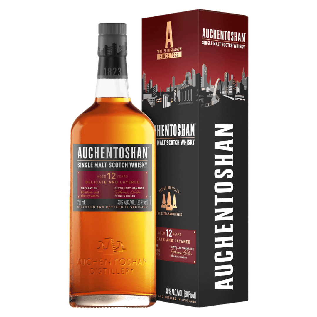 Auchentoshan 12 Year Old Single Malt Scotch Whisky - Bottles2Gift
