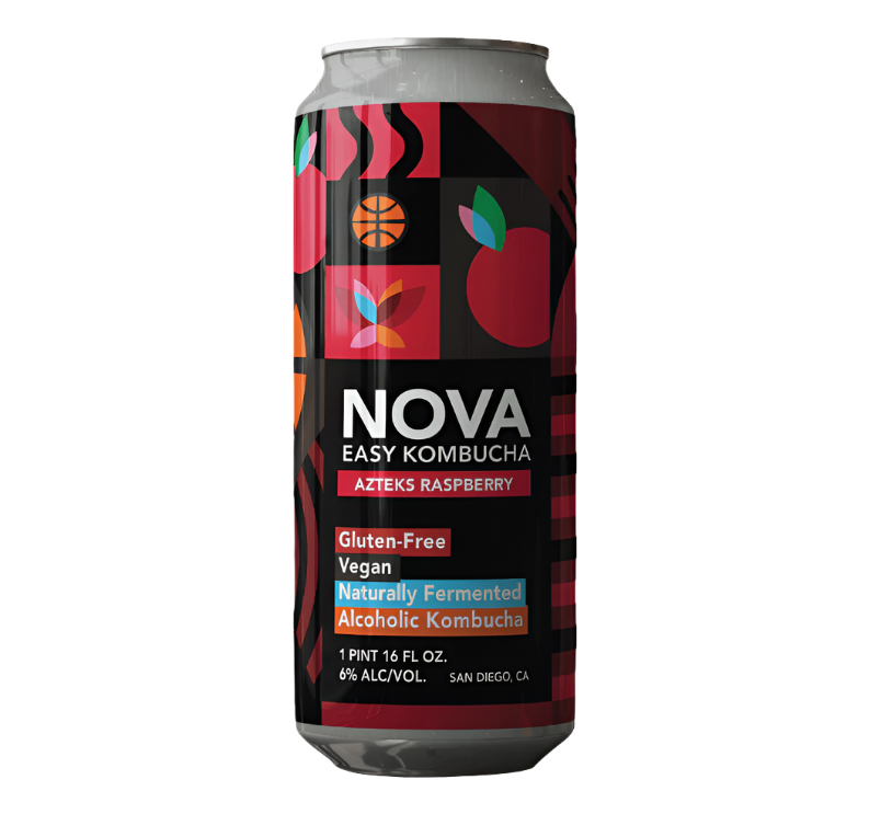 Novo Brazil Brewing Co. - Azteks Raspberry - Hard Kombucha