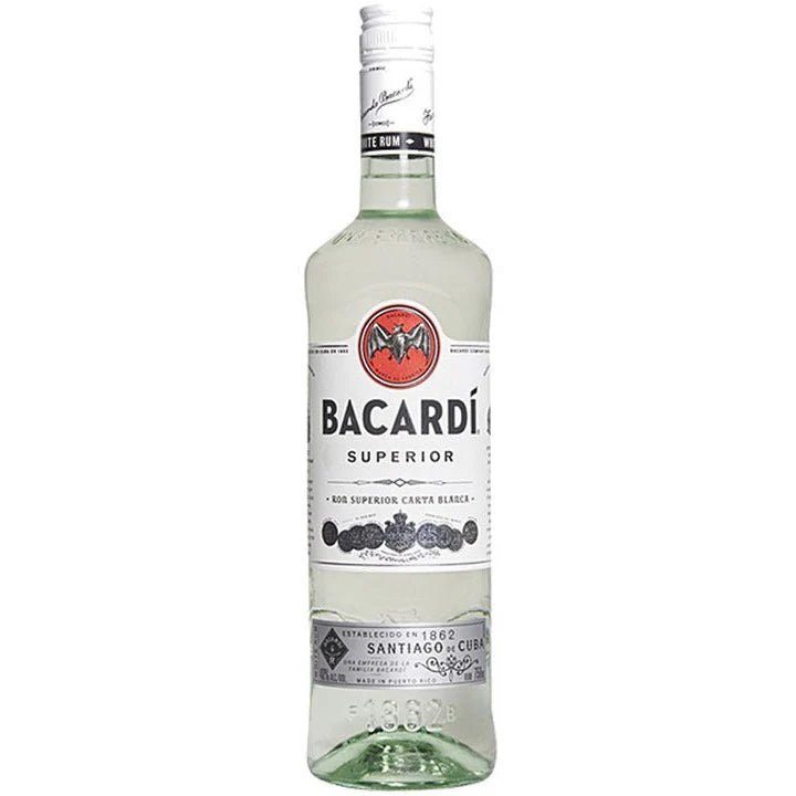 Bacardi Superior Light Rum 750ml - Bottles2Gift