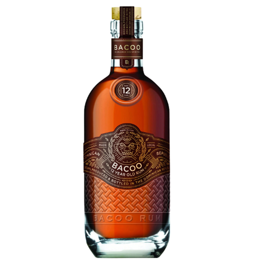 Bacoo 12 Year Dominican Aged Rum 750ml - Bottles2Gift