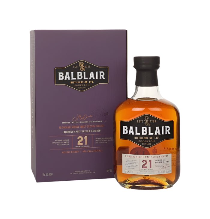 Balblair 21 Year Old Single Malt Scotch Whisky - Bottles2Gift