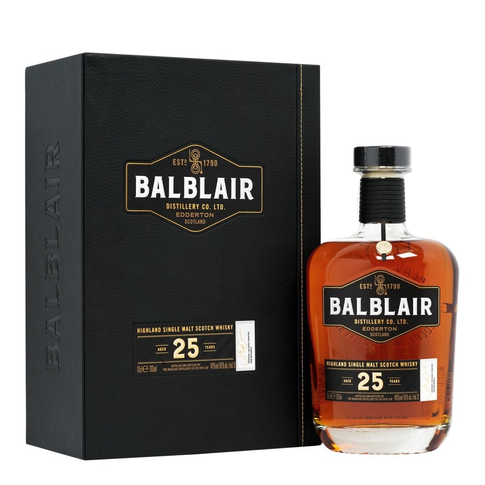 Balblair 25 Year Old Single Malt Scotch Whisky 700ml - Bottles2Gift