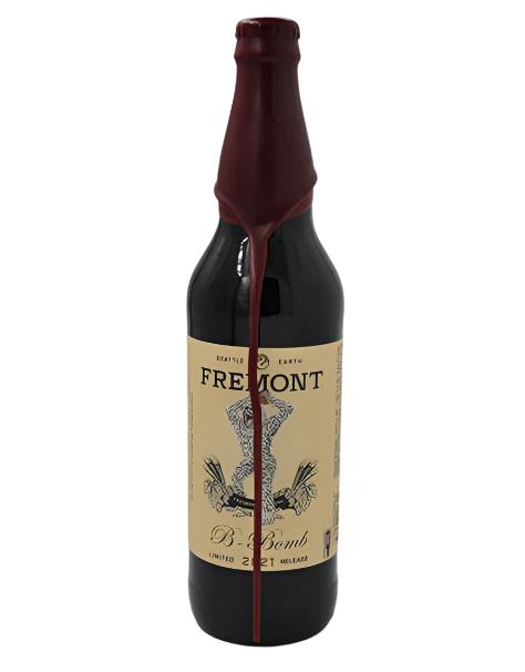 Fremont Brewing B-Bomb Bourbon Barrel Aged Imperial Winter Ale (2021 Limited Release)