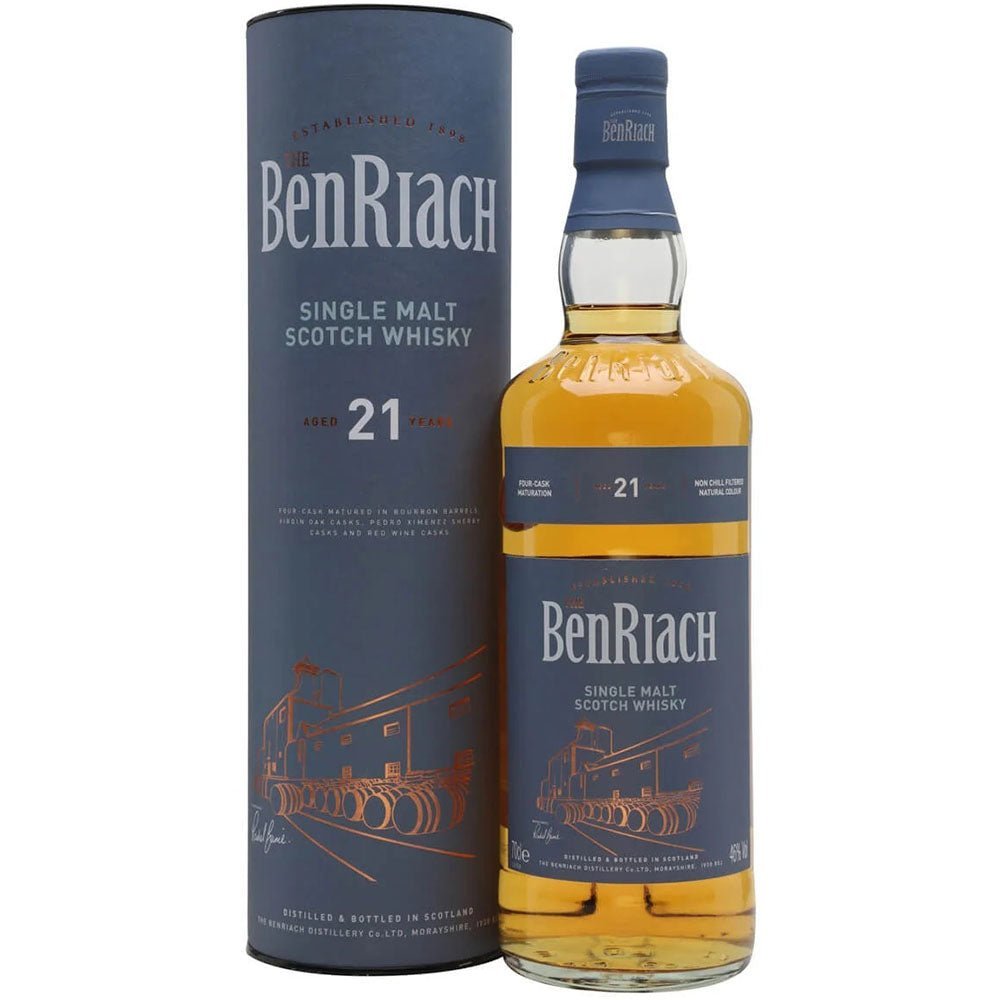 Benriach 21 Year Single Malt Scotch Whiskey 750ml - Bottles2Gift