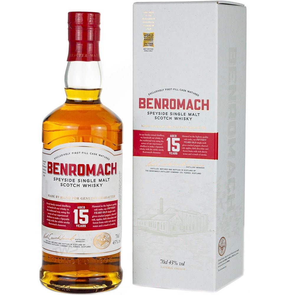 Benromach 15 Year Single Malt Scotch Whisky 750ml - Bottles2Gift