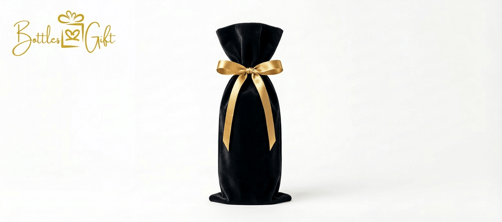 Black Velvet Gift Bag - Bottles2Gift