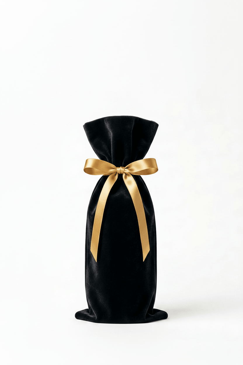Black Velvet Gift Bag - Bottles2Gift