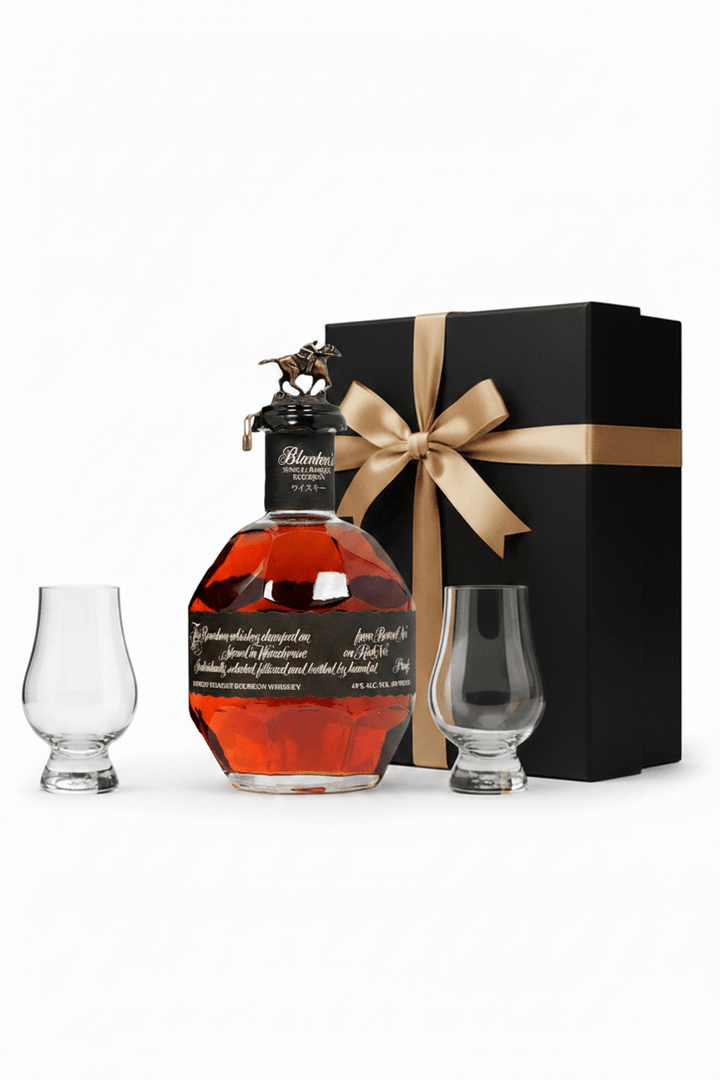 Blanton's Single Barrel Black Label Gift set W/Gift Box and Glasses - Bottles2Gift