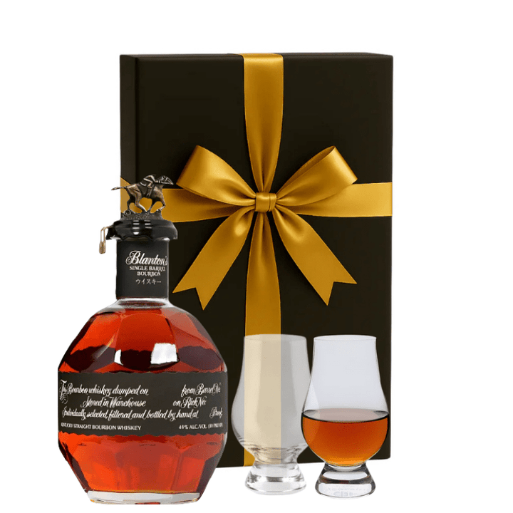 Blanton's Single Barrel Black Label Gift set W/Gift Box and Glasses - Bottles2Gift