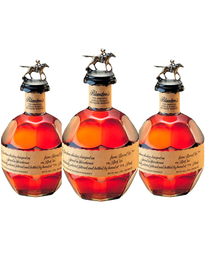 Blanton's Single Barrel Bourbon 3 - pack 750ml - Bottles2Gift