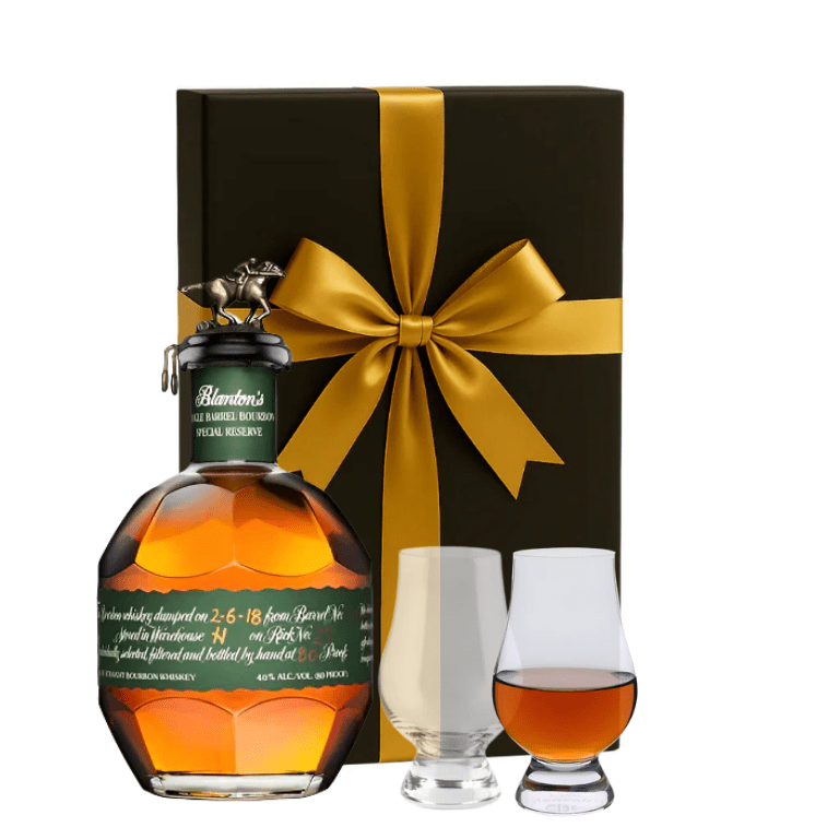 Blanton's Special Reserve Green Label Gift Set W/Gift Box and Glasses - Bottles2Gift