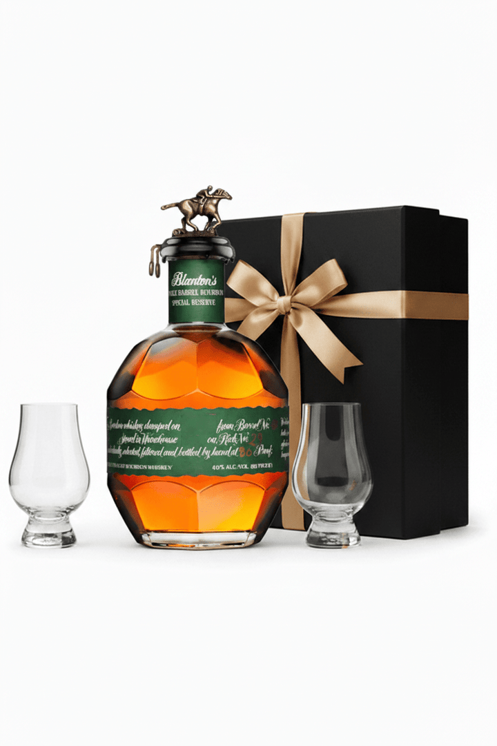 Blanton's Special Reserve Green Label Gift Set W/Gift Box and Glasses - Bottles2Gift