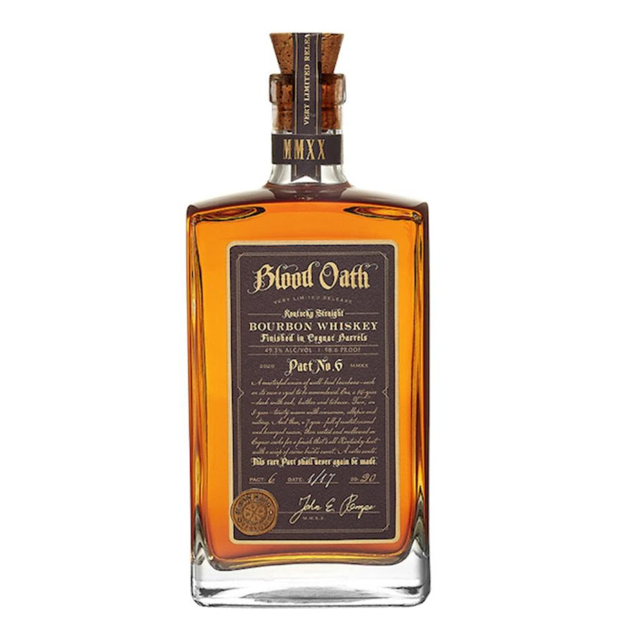 Blood Oath Pact No. 6 Straight Bourbon Whiskey 750ml - Bottles2Gift