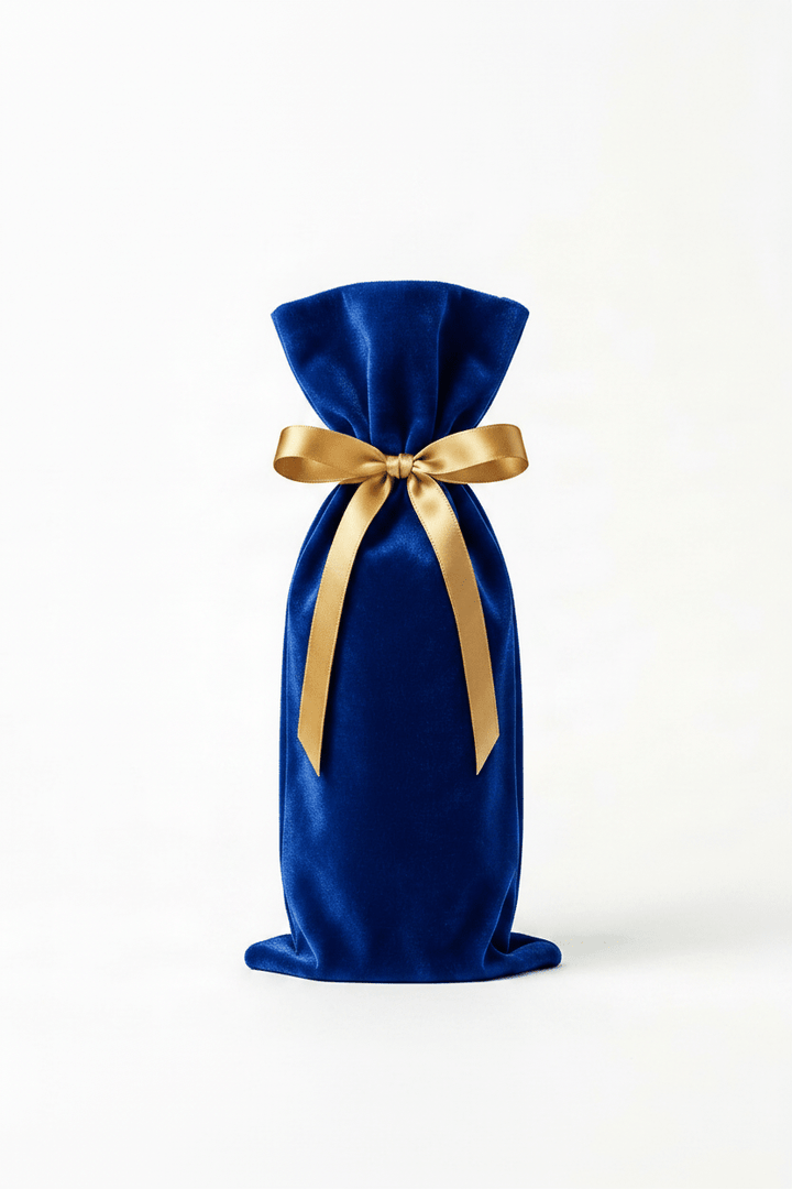 Blue Velvet Gift Bag - Bottles2Gift