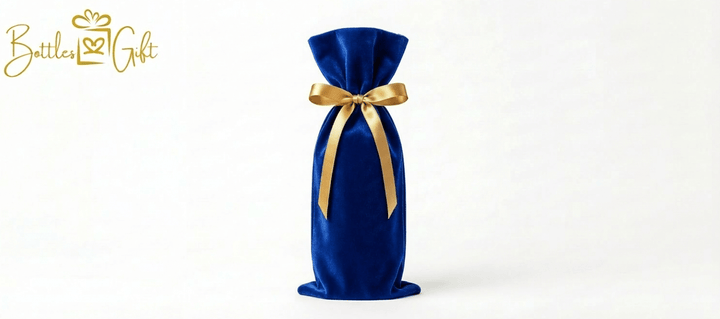 Blue Velvet Gift Bag - Bottles2Gift