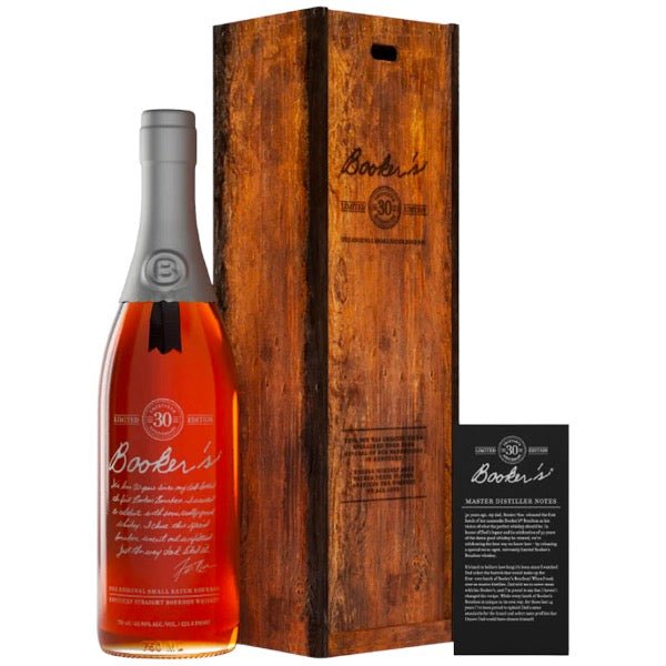 Booker's 30th Anniversary Limited Edition Kentucky Bourbon Whiskey - Bottle Engraving