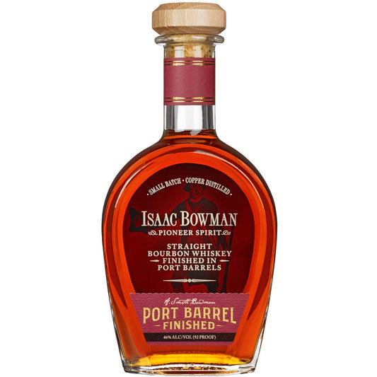 Isaac Bowman Port Barrel Finished Virginia Straight Bourbon Whiskey - Whiskey Pros