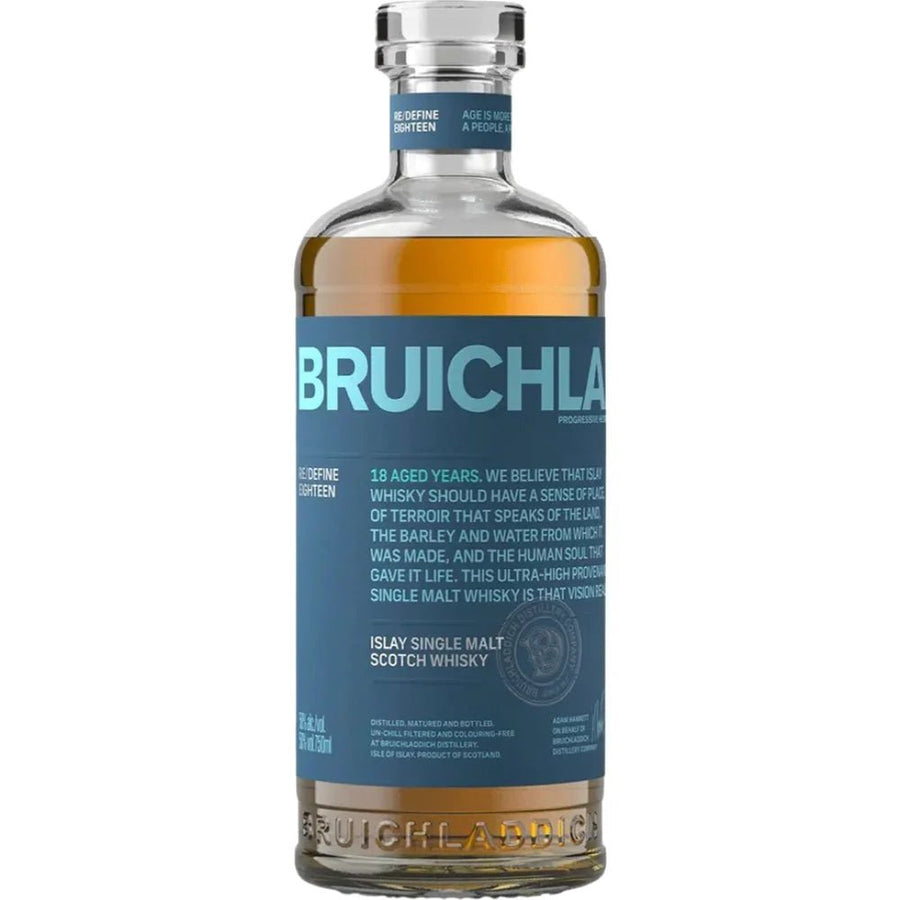 Bruichladdich 18 Year Old Islay Single Malt Scotch Whisky - Bottles2Gift