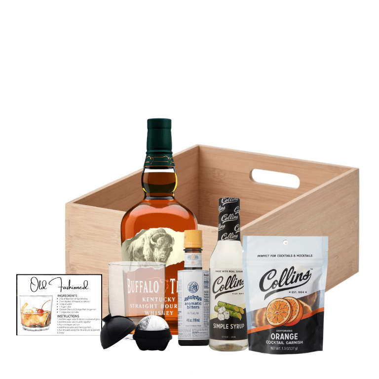 Buffalo Trace Bourbon Old Fashioned Cocktail Gift Box - Bottles2Gift
