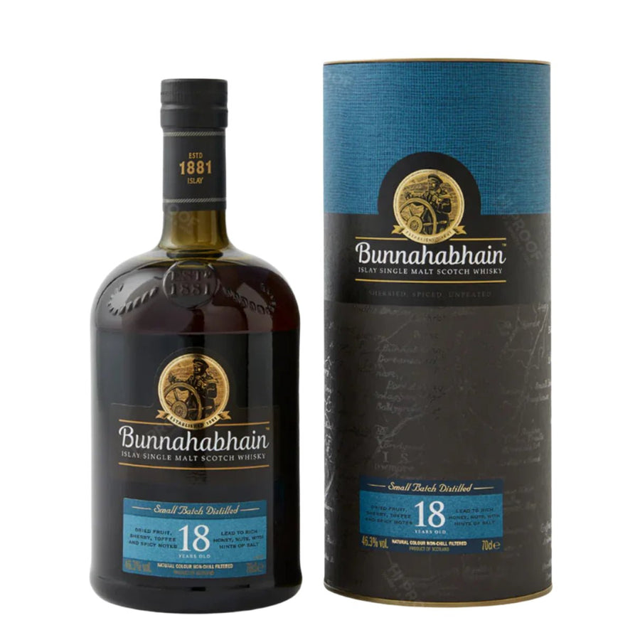 Bunnahabhain 18 Year Single Malt Scotch Whisky - Bottles2Gift