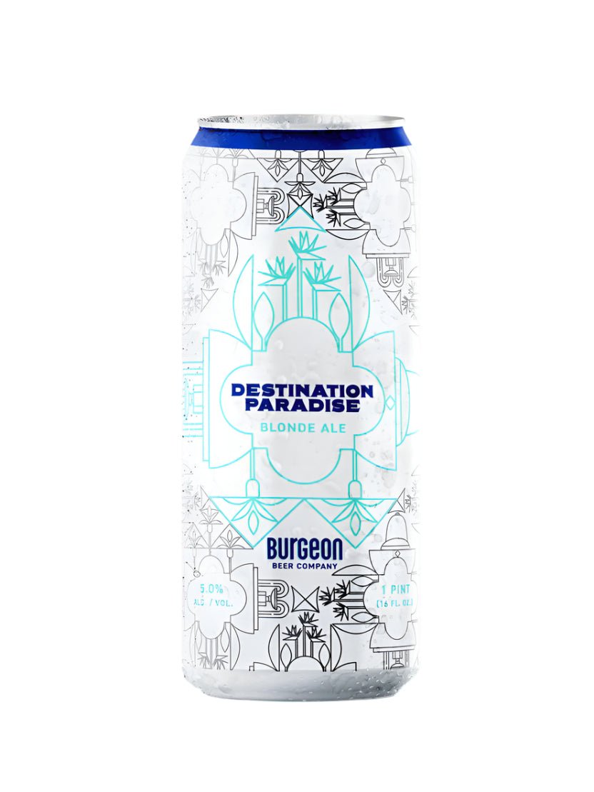 Burgeon Beer Company - Destination Paradise Blonde Ale - Bottles2Gift