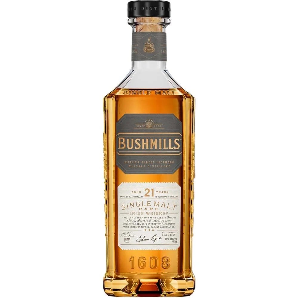 Bushmills Distillery - 21 Year Old Single Malt Irish Whiskey 750ml - Bottles2Gift