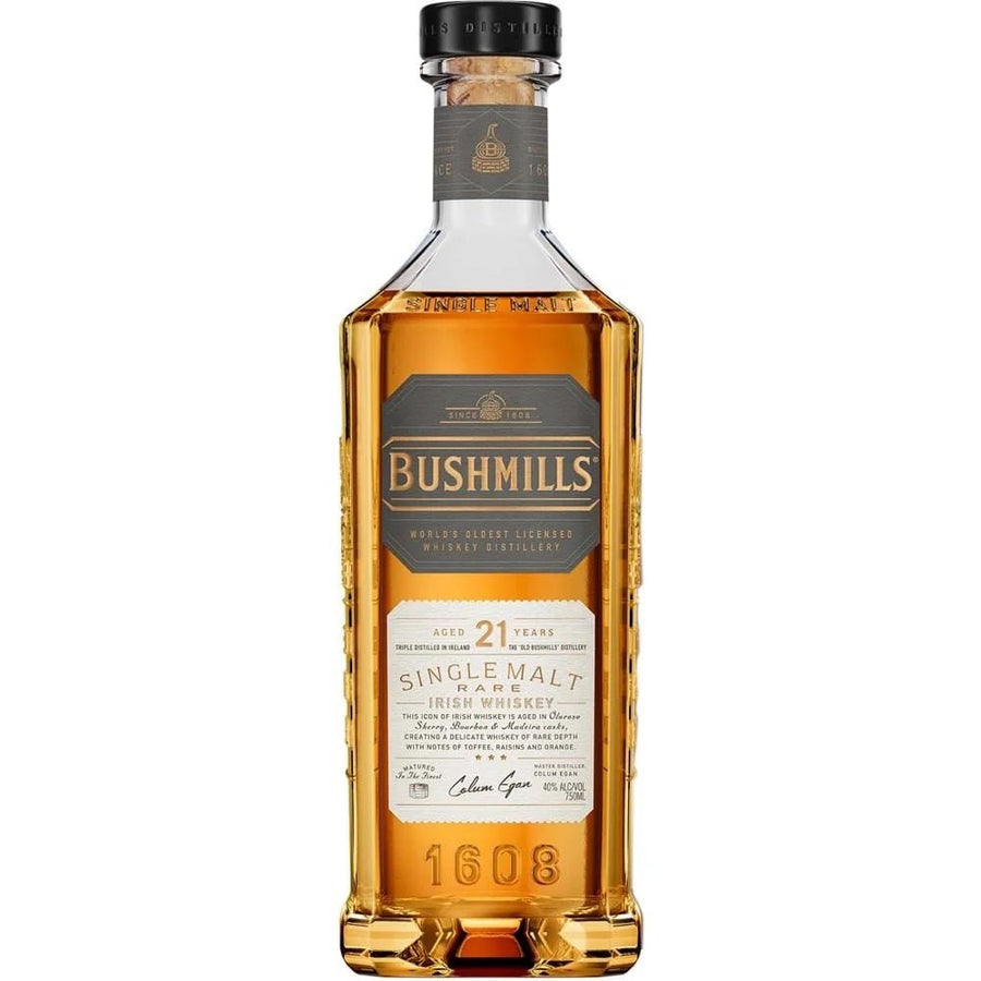 Bushmills Distillery - 21 Year Old Single Malt Irish Whiskey 750ml - Bottles2Gift