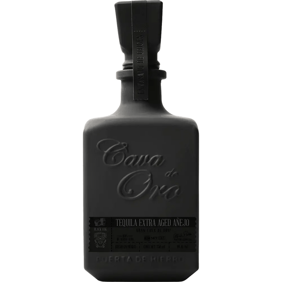 Cava de Oro Extra Aged Anejo Black Limited Edition Tequila 750ml - Bottles2Gift