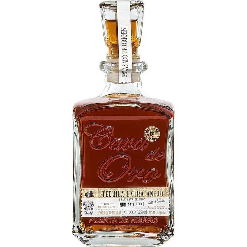 Cava de Oro Extra Añejo Tequila 750ml - Bottles2Gift