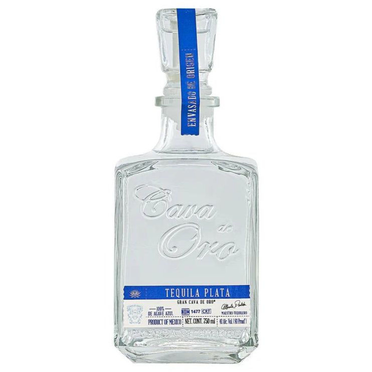 Cava de Oro Plata Silver Tequila 750ml - Bottles2Gift