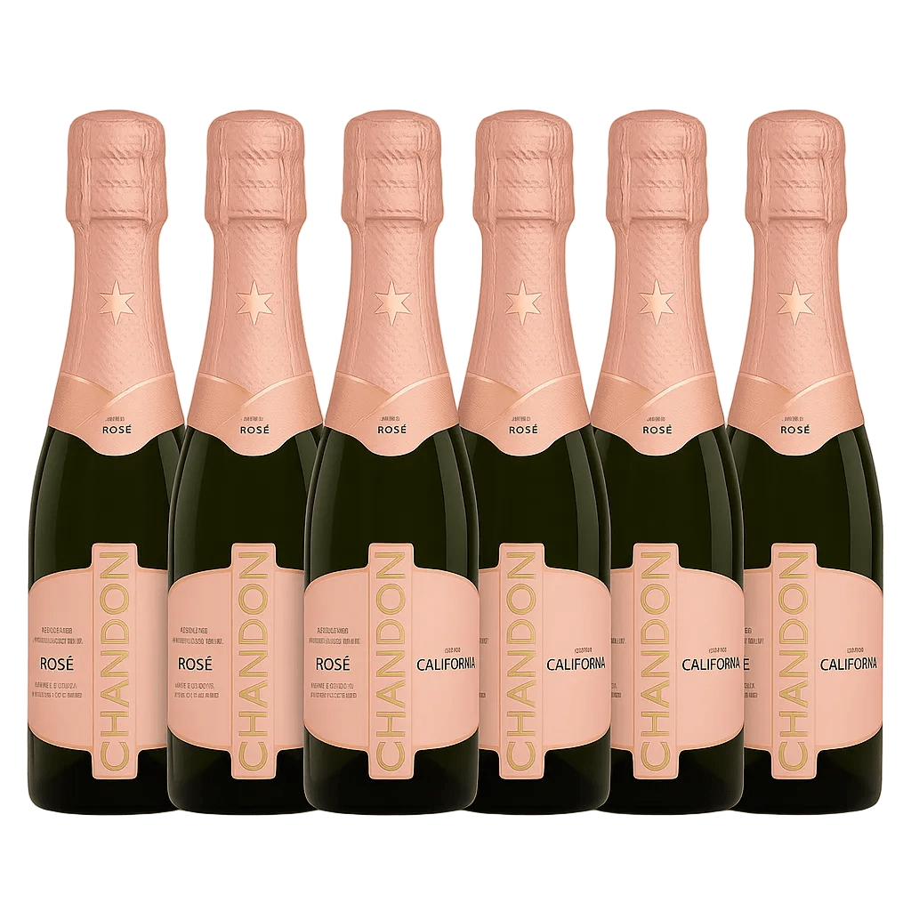 Chandon and Moet California Rose 187ml - 6 Pack - Bottles2Gift