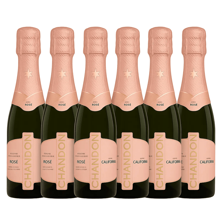 Chandon and Moet California Rose 187ml - 6 Pack - Bottles2Gift
