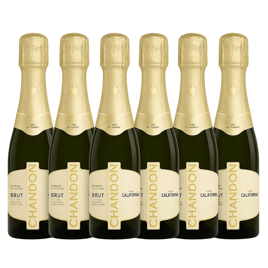 Chandon Sparkling Brut California 187ml 6 - Pack - Bottles2Gift